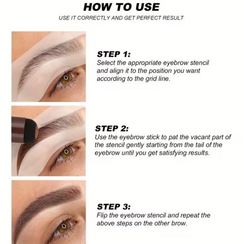 Eyebrow Powder Stamp - Picture 3 of 4